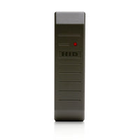 HID 5365EGT06 MiniProx Plus Proximity Reader with Wiegand Output and Terminal, Beep on, LED Normally off, Host Must Flash Red and/or Green, Classic Gray