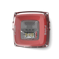 Gentex GWSRPW C5 Outdoor Strobe with Red Lens, White