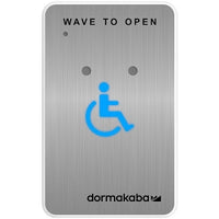 RCI 910TC Touchless Wave to Open Switch with Handicap Symbol, Stainless Steel