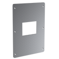 Pedestal Pro 912PLA-VERK-03-304 9X12 Stainless Retro Plate - Verkada TD63 Video Intercom