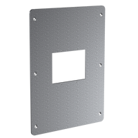 Pedestal Pro 912PLA-VERK-03-304 9X12 Stainless Retro Plate - Verkada TD63 Video Intercom