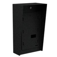 PEDESTAL PRO 916HOU-BUT-01-CRS 9"x16" Mild Steel Housing, ButterflyMX 7" Surface Video Intercom