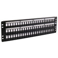 Hubbell HPJ72 Patch Panel, Jack, Unloaded, 72-Pair, 19 x 5.25"