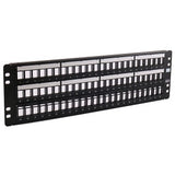 Hubbell HPJ72 Patch Panel, Jack, Unloaded, 72-Pair, 19 x 5.25"
