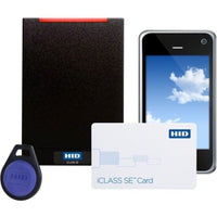 HID 920NMNTEKMA001 iCLASS SE R40 Smartcard Reader with Terminal Strip Connection, Mobile Ready