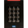 HID 921PMNNEKMA0AV multiCLASS SE RPK40 Smart Keypad Reader, 125 kHz HID Prox, AWID and EM4102, 13.56 MHz HID Mobile Access IDs via NFC and Bluetooth, Wiegand, Pigtail, Mobile-Ready, LED Red, Black