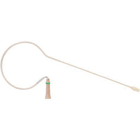 Countryman E6DW5L1SW E6 Directional Earset Microphone, Light Beige, 1mm Cable, Connector Code SW