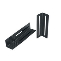 Middle Atlantic PCDB-90-1.5-12 PCD Series Bracket for Raw Duct, 12-Pack, Black