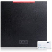 HID 940NNNTEK2037P iClass SE R90 Long Range Smart Card Reader, Low Frequency Off, High Frequency Sio, Seos, Wiegand, Ter