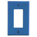 Hubbell PJ26BL 1-Gang Decorative Wall Plate, Blue