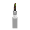 Belden 7413WS0601000 MachFlex 6+1G Conductor 18 AWG Control Cable, PVC-Nylon Insulation, TC Braid Shield, TPE Jacket, 1000', Chrome