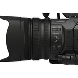 JVC GY-HM170U GY-HM170 4KCAM Compact Professional Camcorder with Integrated 12x Optical Zoom Lens and Top Handle Audio Unit