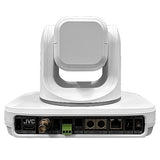 JVC KY-PZ540NWU Full Resolution Zoom 4K 60fps NDI / HEVC Auto-Tracking PTZ Camera With 3G-SDI / HDMI / USB / IP Output, White