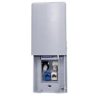 Hubbell TWPF1GY 4-Port 1-Gang Wall Plate, Gray