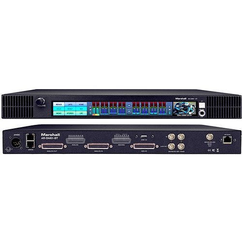 Marshall AR-DM61-BT-64DT Multi-Channel Digital Audio Monitor with Pre-Installed Dante Module