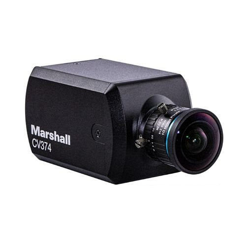 Marshall CV374 4K Compact POV Camera, NDI|HX3 and HDMI, Lens Not Included