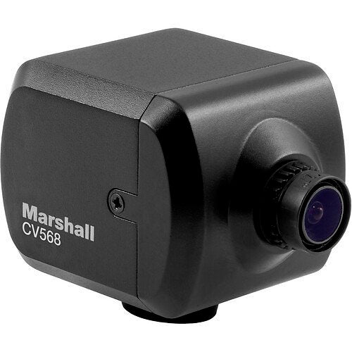 Marshall CV568 Miniature Global Camera, 4.4mm Interchangeable M12 Lens , Black