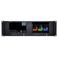 Marshall V-702W-12G-V2 Dual 7" Rack Mount Monitor with 12G Input, 3U RS