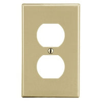 Hubbell PJ8I Wall Mount Plate, Ivory Color