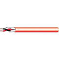West Penn 995SRD1000 14/2 Stranded Shielded FPLR Fire Alarm Cable, 500' (152.4m) Reel, Red