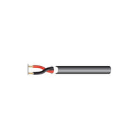 West Penn AQC222GY1000 Non Plenum Audio Cable, 1-Pair 20-Gauge Stranded Unshielded Wire, 1000', Gray