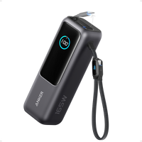 Anker Laptop Power Bank (25K, 165W, Built-In and Retractable Cables)