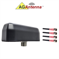 AG Antenna AG94-BB-4W AG94 Low Profile Series Mobility 4-Lead Multi-MIMO 4 x WiFi Dual Band - Bolt Mount Antenna w/15ft 