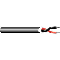 West Penn AQ226BK0500 14/2 Stranded Unshielded Audio Cable, AQUASEAL Direct Burial CL3, FPL, 500' (152.4m) Reel, Black