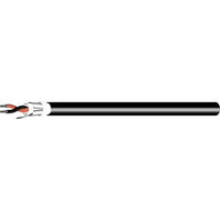 West Penn AQC293GY0500 18/2 Stranded Shielded Audio Cable, AQUASEAL Indoor/Outdoor, CM, CL3, 500' (152.4m), Reel, Gray