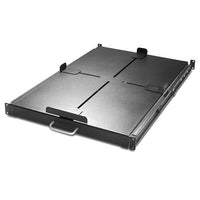 APC AR8128BLK Adjustable Sliding Shelf, 200lb (91kg), Black
