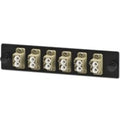 West Penn AS-WL12M 12 LC Adapter Plate -MM, Black