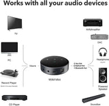 WiiM Mini AirPlay 2 Wireless Audio Streamer, Black (ASR001)