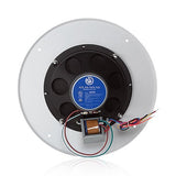 AtlasIED DD87W-HC 8" In-Ceiling Coaxial Speaker with 70.7V 8W Transformer, Baffle, and Hyfidrophobic Treatment Coating