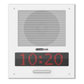 AtlasIED IP-8SCMF PoE+ Indoor Wall Mount IP Endpoint Speaker with LED Display, Talkback Microphone and LED Flashers