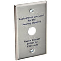 Alpha 147-10 1-Gang Stainless-Steel Plate for Handicap