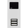Alpha ES612/03 3-Button Panel, Long / Short Switches, Aluminum