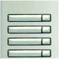 Alpha N3140/AL 4-Button Nexa Panel Module, Aluminum