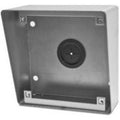 Alpha NX871 Surface Backbox and Built-In Rainhood, Stainless Steel