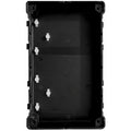 Alpha UPG2 2-Module/1 Wide Flush Back Box, Plastic Housing, Requires MT2 Series Frame