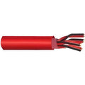 Alpha 4PRJS/500UL 48/4 Stranded BC Communication Cable, UL Listed, 2-Hour CI Rated, 500' Coil, Red