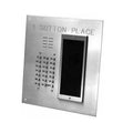 Alpha VI402/075D V.I.P. Series 75-Button Lobby Panel with Built-in Alphabetical Directory, Flush Mount, Stainless Steel