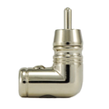 Cleerline BCRTRCAP5 RCA Male Right Angle Connectors BC Series 5 Pack