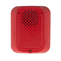 System Sensor HRL2-LF Wall Mount Sounder, Low Frequency, Red
