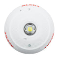 System Sensor SCWLED-CLR-ALERT Series Ceiling Mount Strobe with LED, ALERT Label, White