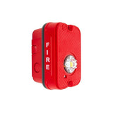 System Sensor SGRKLED L-Series Outdoor Compact Wall-Mounted LED Strobe, "FIRE", Red