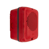 System Sensor SPRKL Outdoor Speaker Wall, Plain, Red