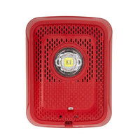 System Sensor SPSRLED-P L-Series Indoor Speaker Strobe, LED, Wall Mount, No Text, Red