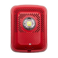 System Sensor SPSRLED-SP L-Series Indoor Speaker Strobe, LED, Wall Mount, "FUEGO" Label, Red