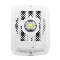 System Sensor SPSWKLED-P Outdoor LED Speaker Strobe Wall, Plain, White