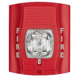 System Sensor SRK-R SpectrAlert Advance Outdoor Strobe, Standard CD, "FIRE" Marking, Red (Includes Plastic Weatherproof Back Box)